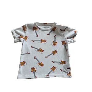 Mini Rodini Guitar Print Tee